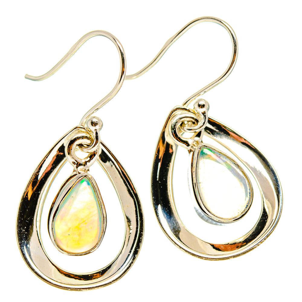 Ethiopian Opal Earrings handcrafted by Ana Silver Co - EARR416634