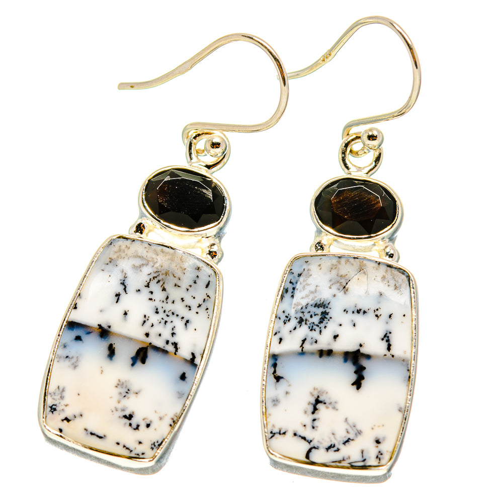 Dendritic Opal Earrings handcrafted by Ana Silver Co - EARR416646