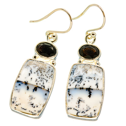 Dendritic Opal Earrings handcrafted by Ana Silver Co - EARR416646