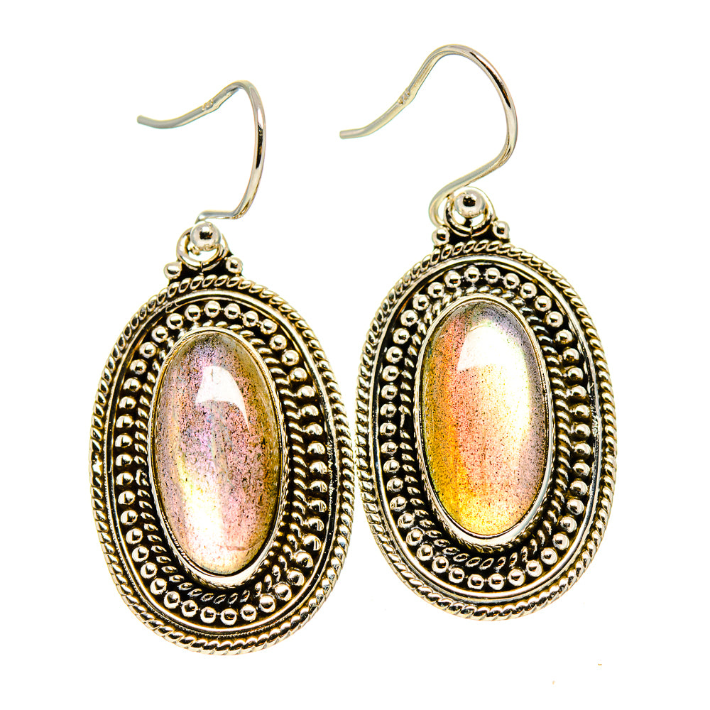 Labradorite Earrings handcrafted by Ana Silver Co - EARR416654