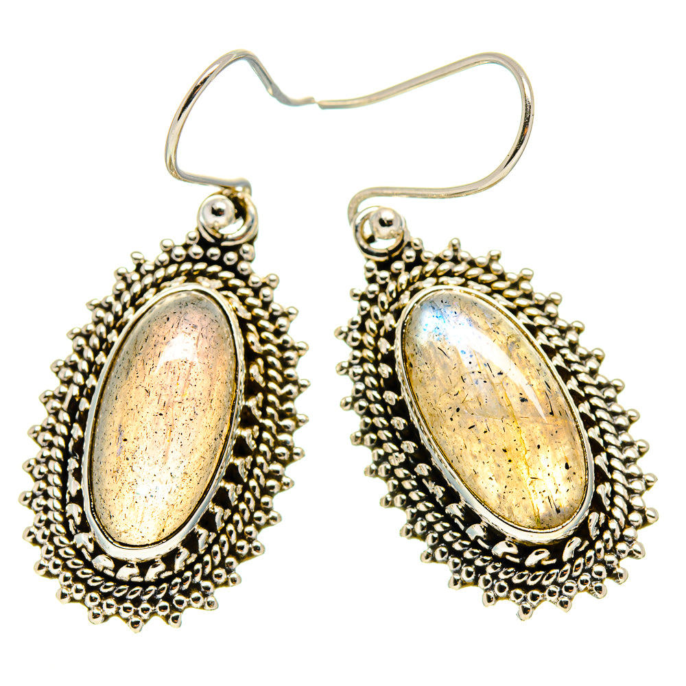 Labradorite Earrings handcrafted by Ana Silver Co - EARR416683