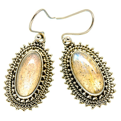 Labradorite Earrings handcrafted by Ana Silver Co - EARR416683