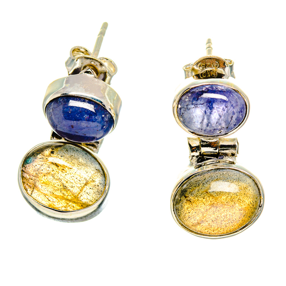 Labradorite Earrings handcrafted by Ana Silver Co - EARR416687