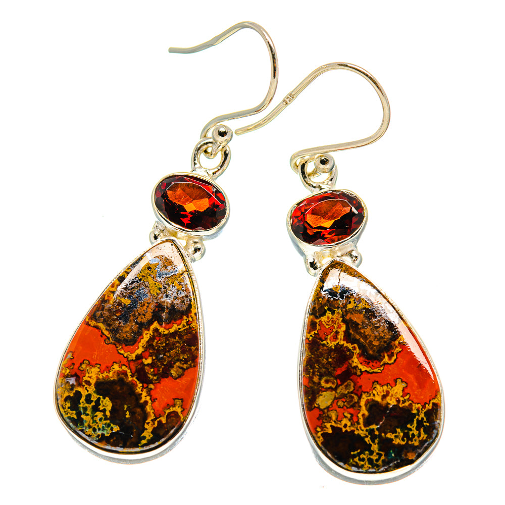 Moroccan Agate Earrings handcrafted by Ana Silver Co - EARR416702