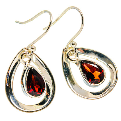 Garnet Earrings handcrafted by Ana Silver Co - EARR416706