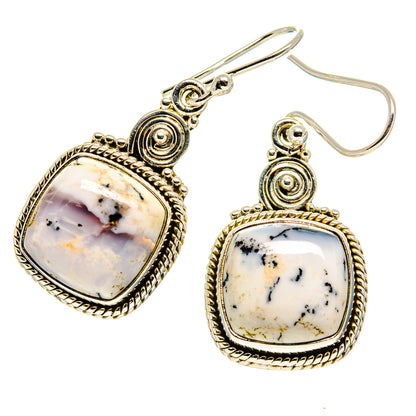 Dendritic Opal Earrings handcrafted by Ana Silver Co - EARR416707