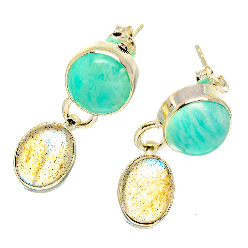 Labradorite Earrings handcrafted by Ana Silver Co - EARR416710