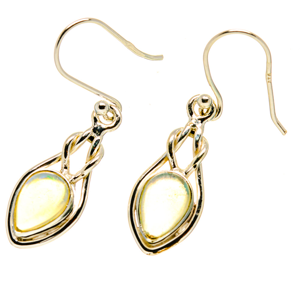 Ethiopian Opal Earrings handcrafted by Ana Silver Co - EARR416714