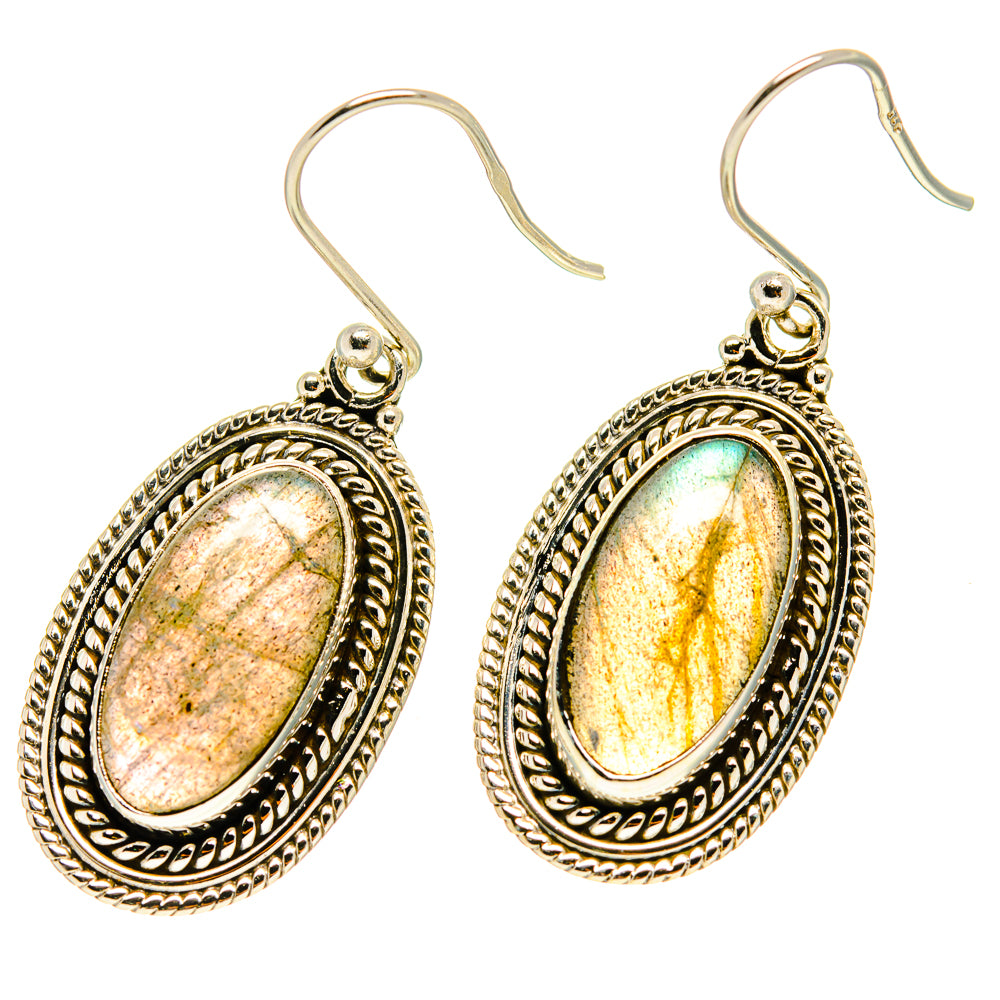 Labradorite Earrings handcrafted by Ana Silver Co - EARR416721