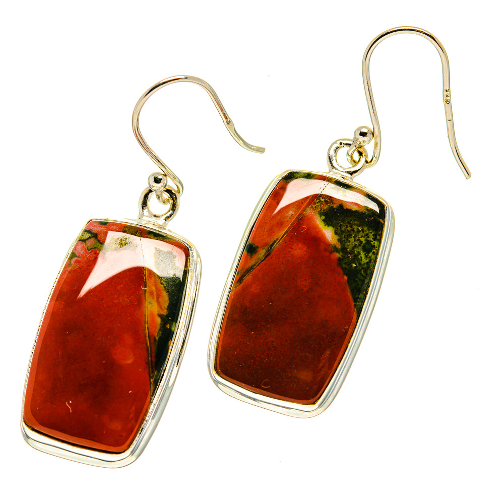 Ocean Jasper Earrings handcrafted by Ana Silver Co - EARR416731