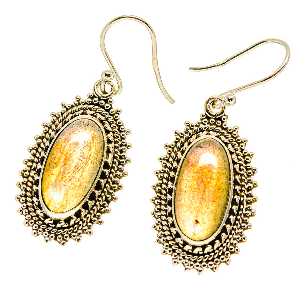 Labradorite Earrings handcrafted by Ana Silver Co - EARR416739