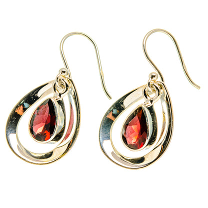 Garnet Earrings handcrafted by Ana Silver Co - EARR416741