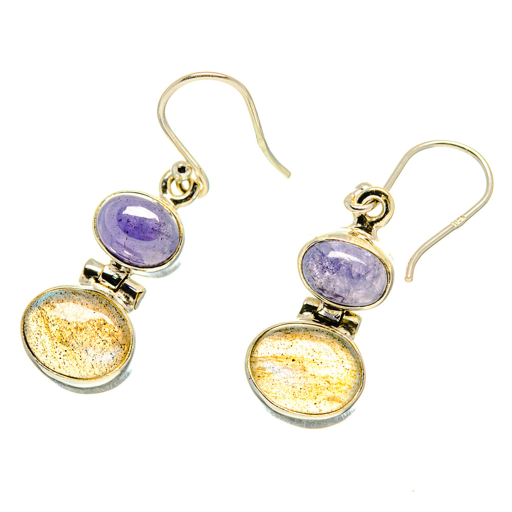 Labradorite Earrings handcrafted by Ana Silver Co - EARR416750