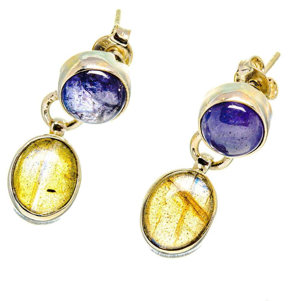 Labradorite Earrings handcrafted by Ana Silver Co - EARR416754