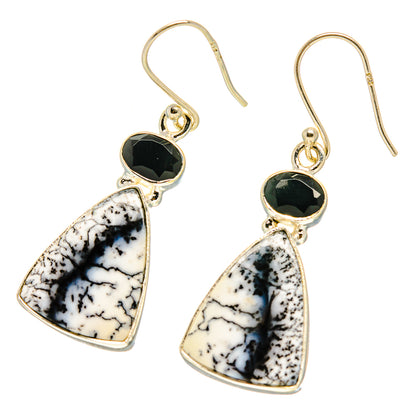Dendritic Opal Earrings handcrafted by Ana Silver Co - EARR416766