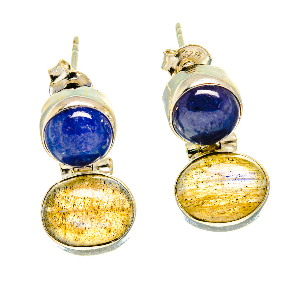 Labradorite Earrings handcrafted by Ana Silver Co - EARR416771