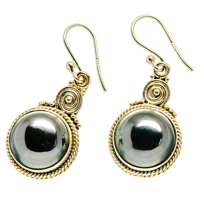 Hematite Earrings handcrafted by Ana Silver Co - EARR416772