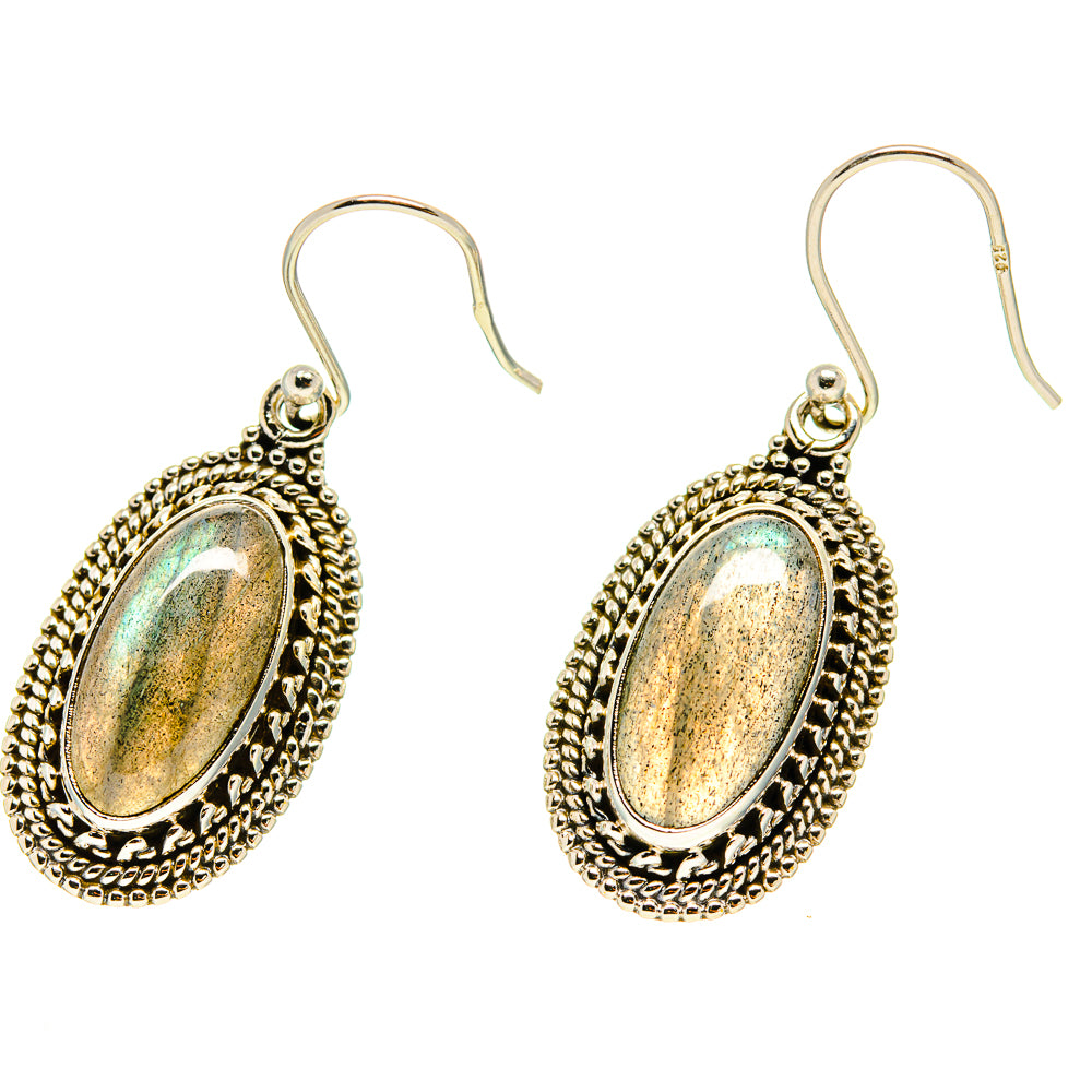 Labradorite Earrings handcrafted by Ana Silver Co - EARR416782