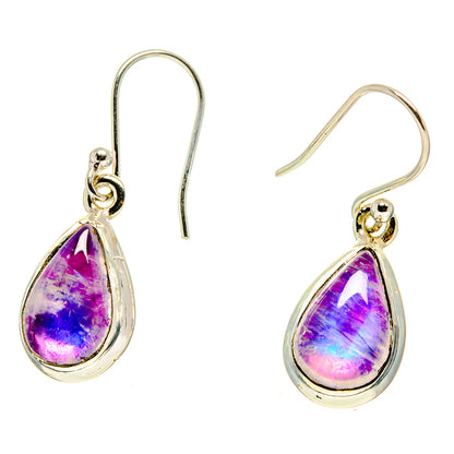Pink Moonstone Earrings handcrafted by Ana Silver Co - EARR416796