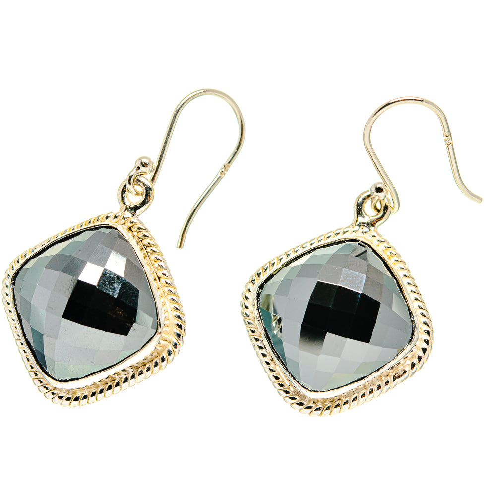 Hematite Earrings handcrafted by Ana Silver Co - EARR416805