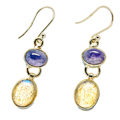 Labradorite Earrings handcrafted by Ana Silver Co - EARR416808