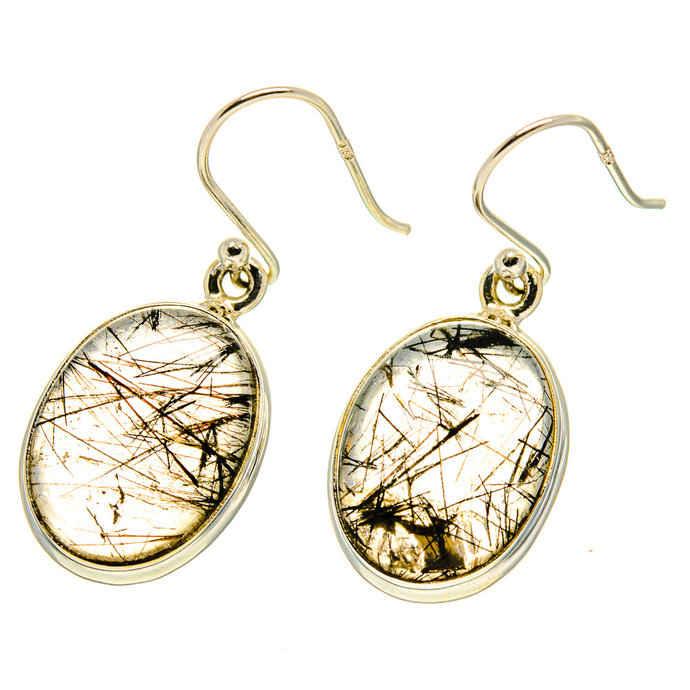 Tourmalinated Quartz Earrings handcrafted by Ana Silver Co - EARR416858
