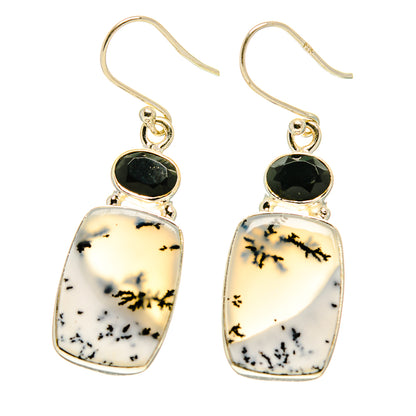 Dendritic Opal Earrings handcrafted by Ana Silver Co - EARR416873