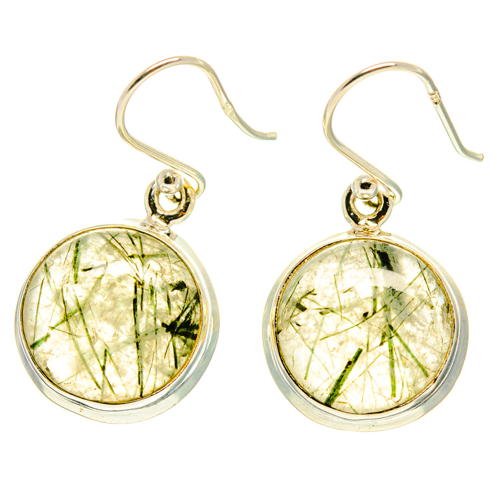 Tourmalinated Quartz Earrings handcrafted by Ana Silver Co - EARR416877