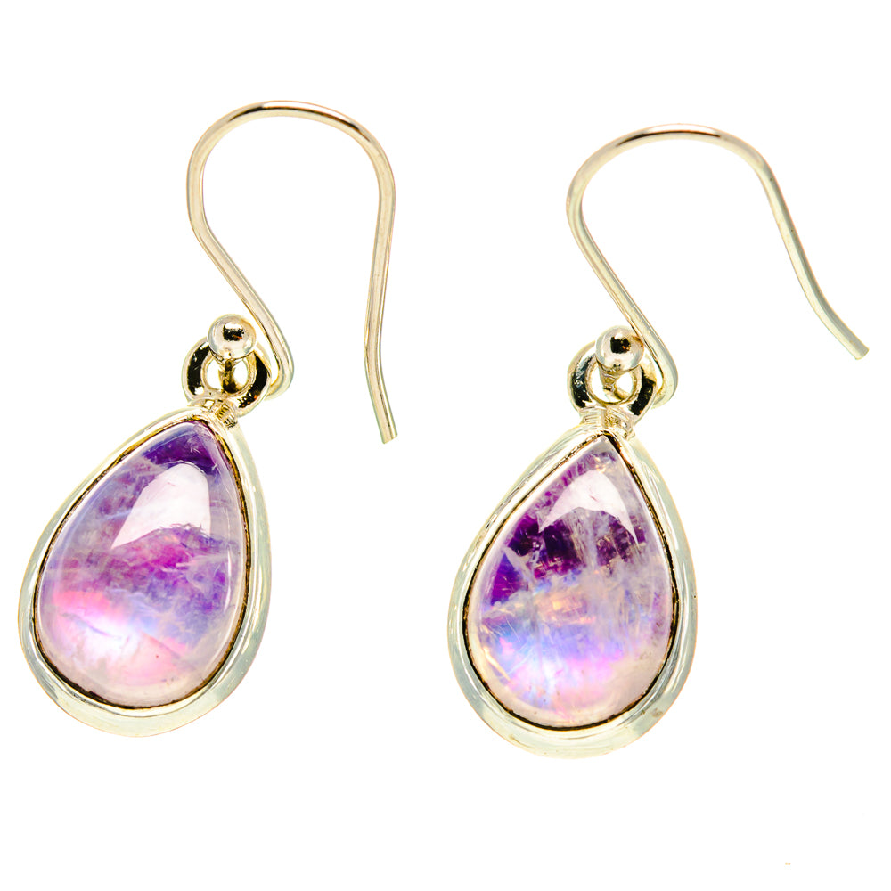 Rainbow Moonstone Earrings handcrafted by Ana Silver Co - EARR416880