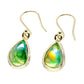 Green Moonstone Earrings handcrafted by Ana Silver Co - EARR416901