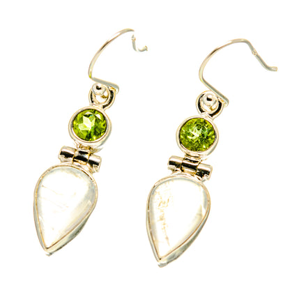Rainbow Moonstone Earrings handcrafted by Ana Silver Co - EARR416902