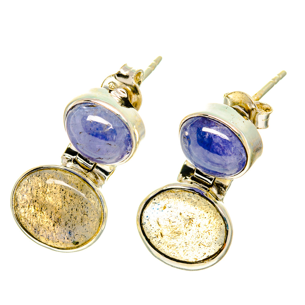 Labradorite Earrings handcrafted by Ana Silver Co - EARR416916