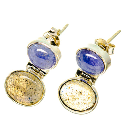 Labradorite Earrings handcrafted by Ana Silver Co - EARR416916