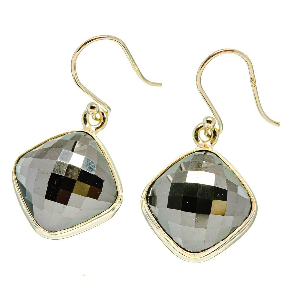Hematite Earrings handcrafted by Ana Silver Co - EARR416933