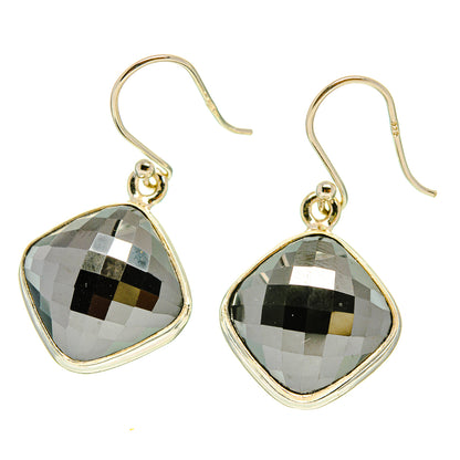Hematite Earrings handcrafted by Ana Silver Co - EARR416933