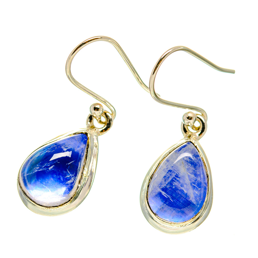 Rainbow Moonstone Earrings handcrafted by Ana Silver Co - EARR416955