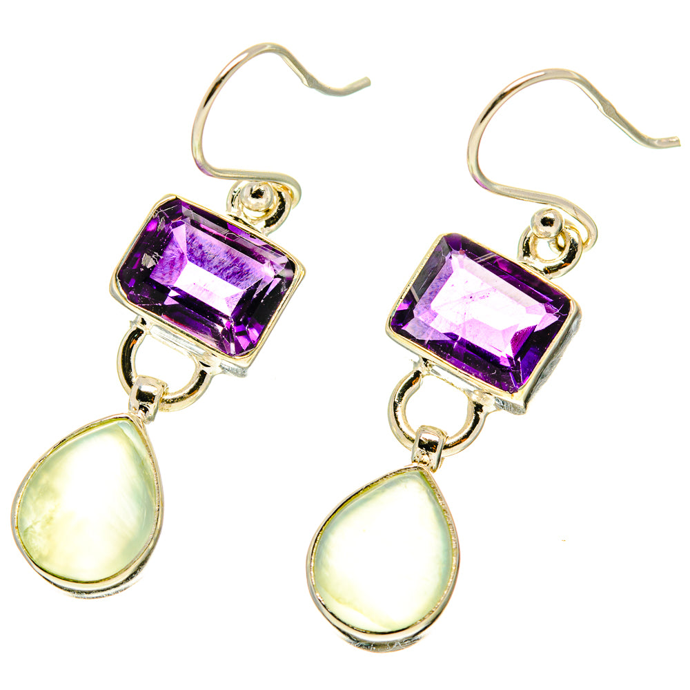 Prehnite Earrings handcrafted by Ana Silver Co - EARR416957