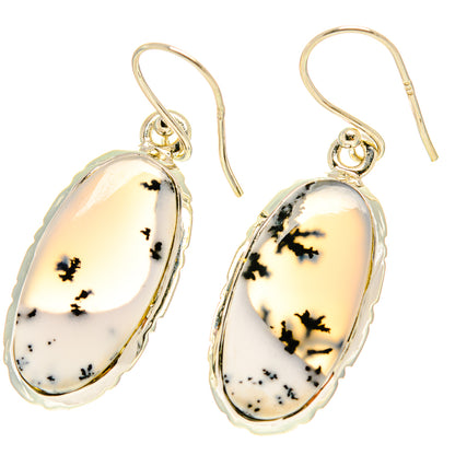 Dendritic Opal Earrings handcrafted by Ana Silver Co - EARR416988