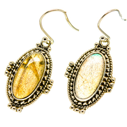 Labradorite Earrings handcrafted by Ana Silver Co - EARR416989