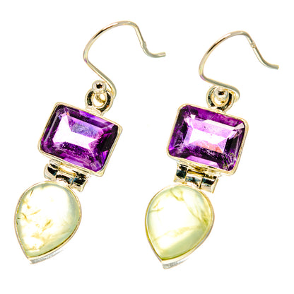 Prehnite Earrings handcrafted by Ana Silver Co - EARR416991