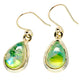 Green Moonstone Earrings handcrafted by Ana Silver Co - EARR416997