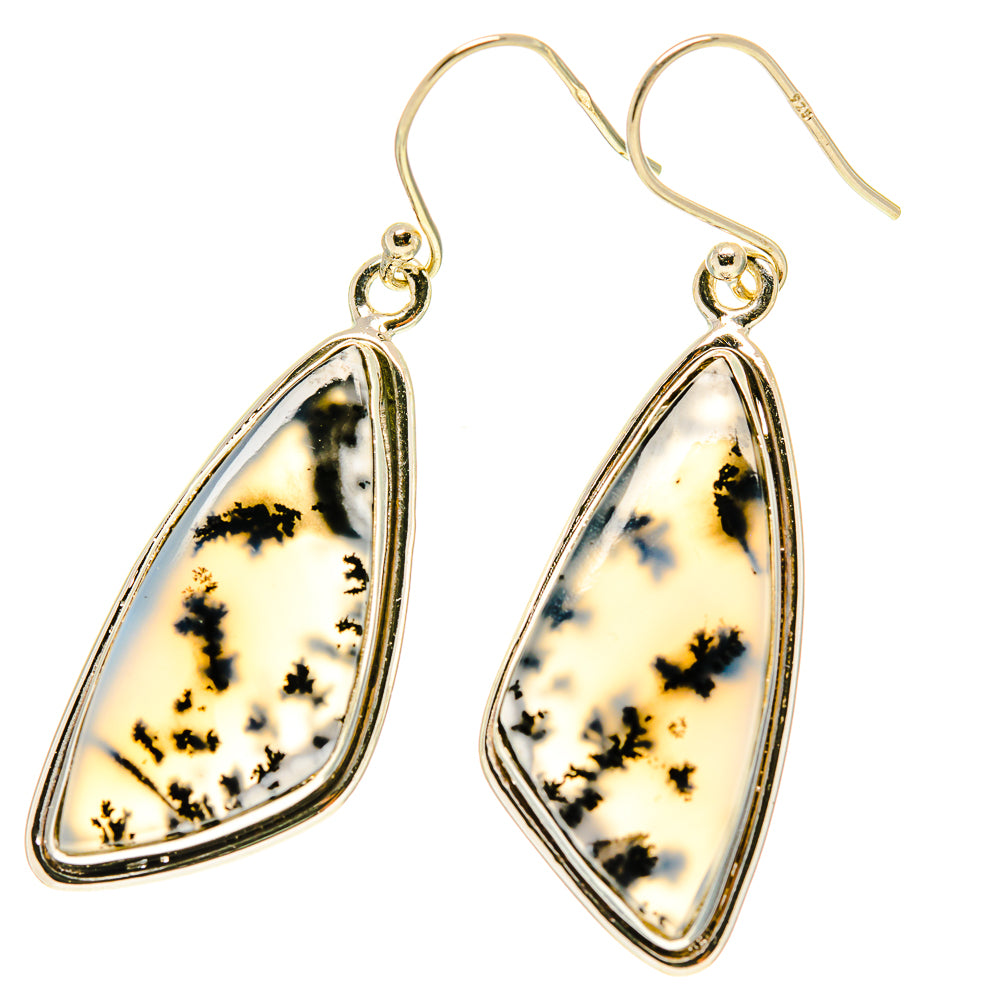 Dendritic Opal Earrings handcrafted by Ana Silver Co - EARR417000