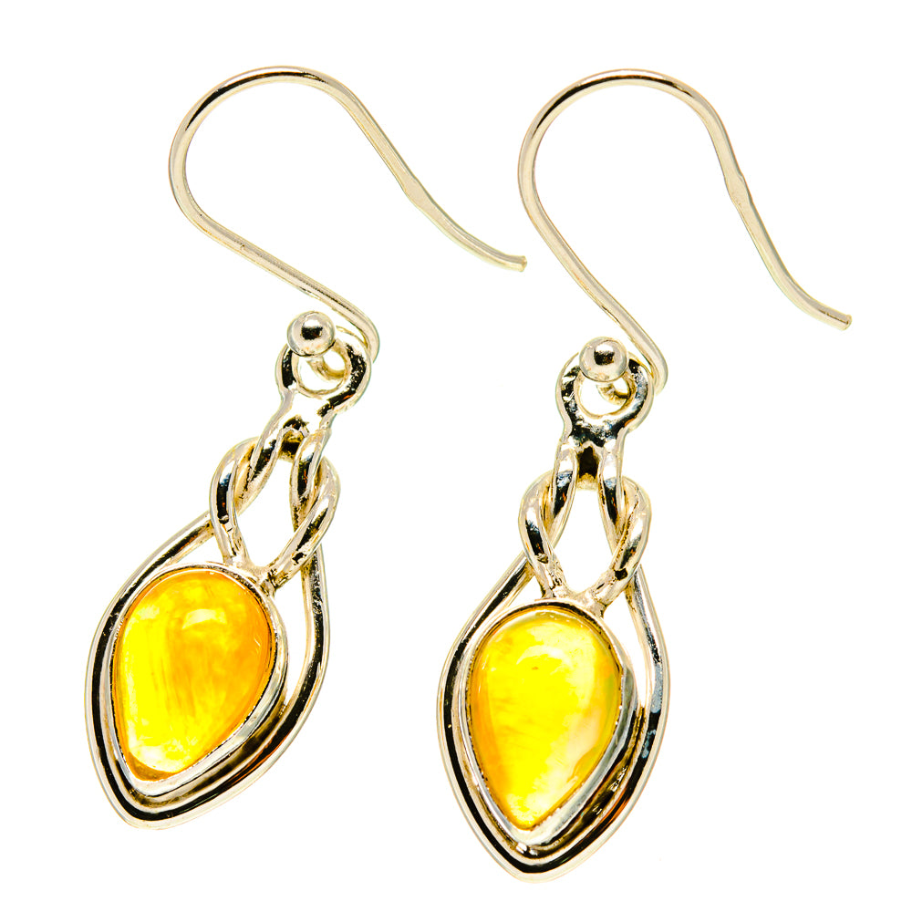 Ethiopian Opal Earrings handcrafted by Ana Silver Co - EARR417001