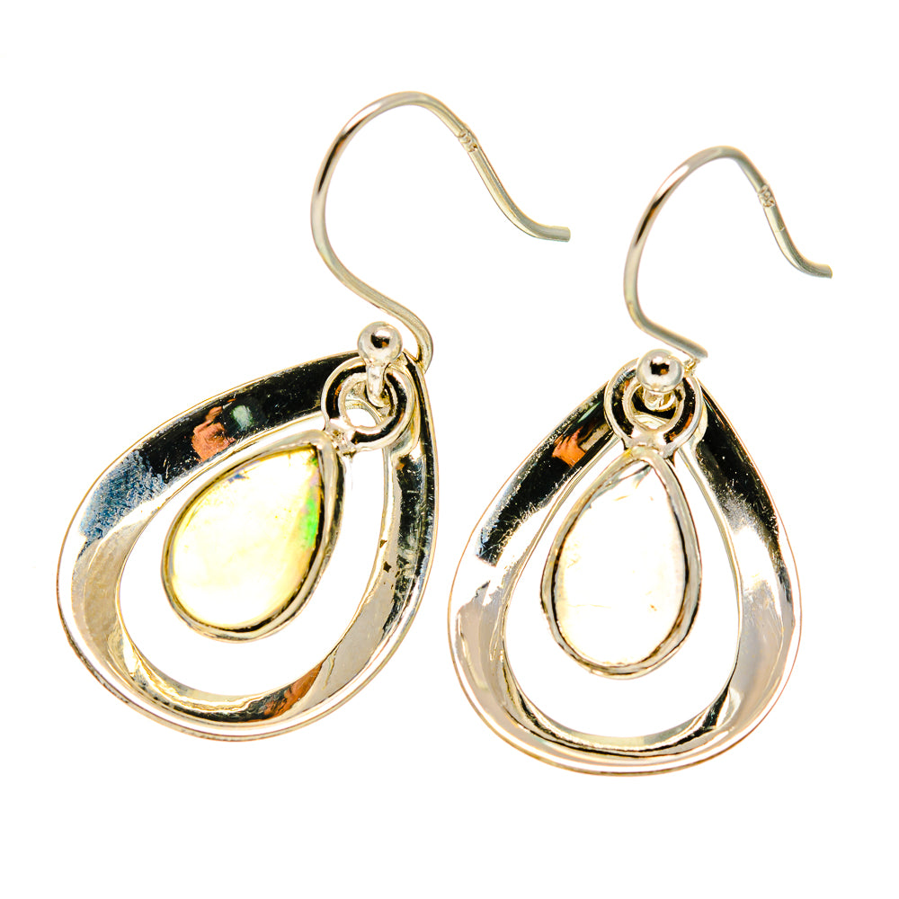 Ethiopian Opal Earrings handcrafted by Ana Silver Co - EARR417010