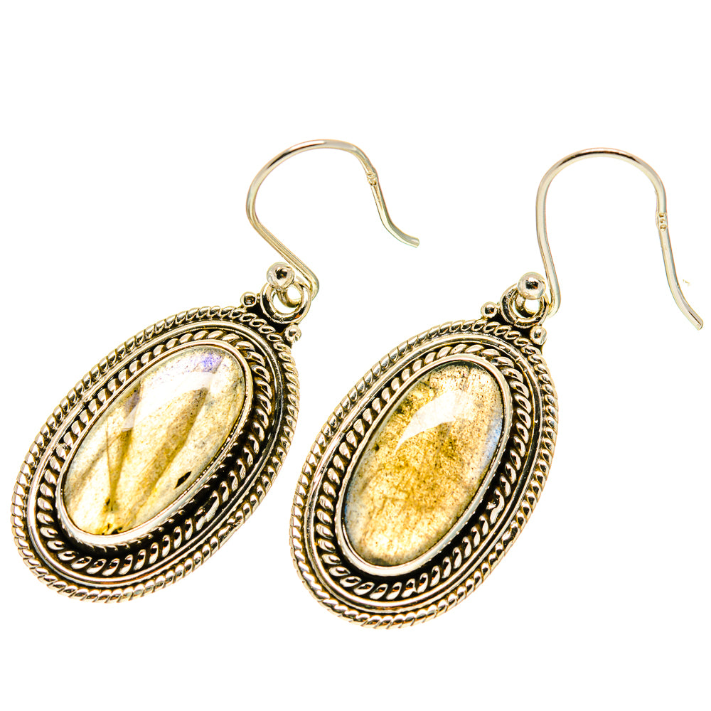 Labradorite Earrings handcrafted by Ana Silver Co - EARR417025