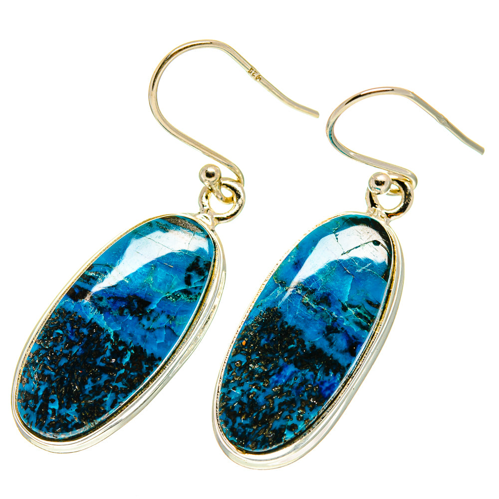 Shattuckite Earrings handcrafted by Ana Silver Co - EARR417029