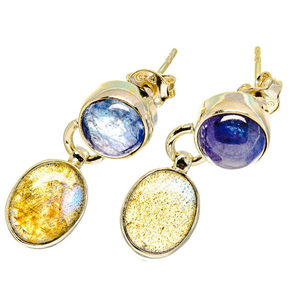 Labradorite Earrings handcrafted by Ana Silver Co - EARR417032