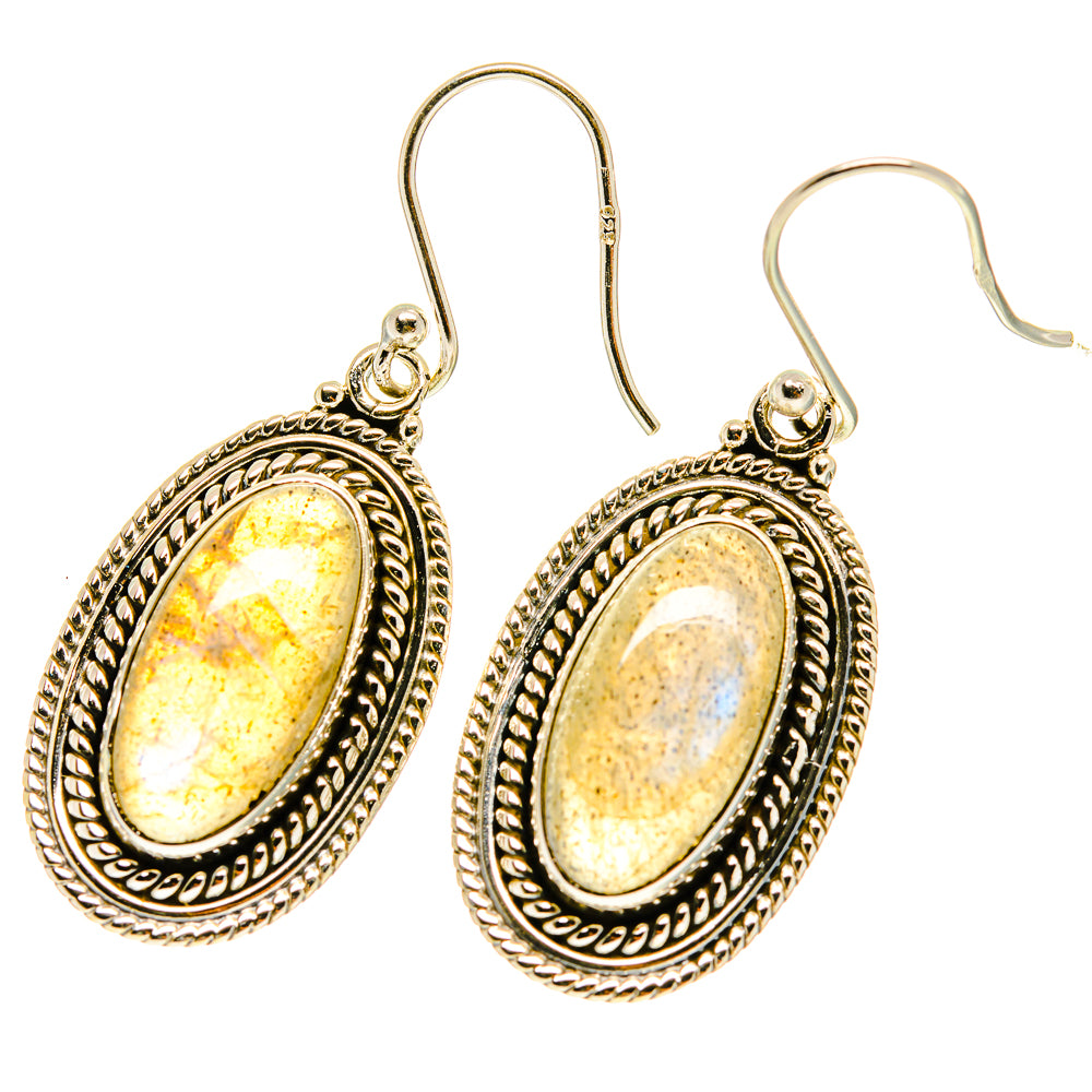 Labradorite Earrings handcrafted by Ana Silver Co - EARR417037