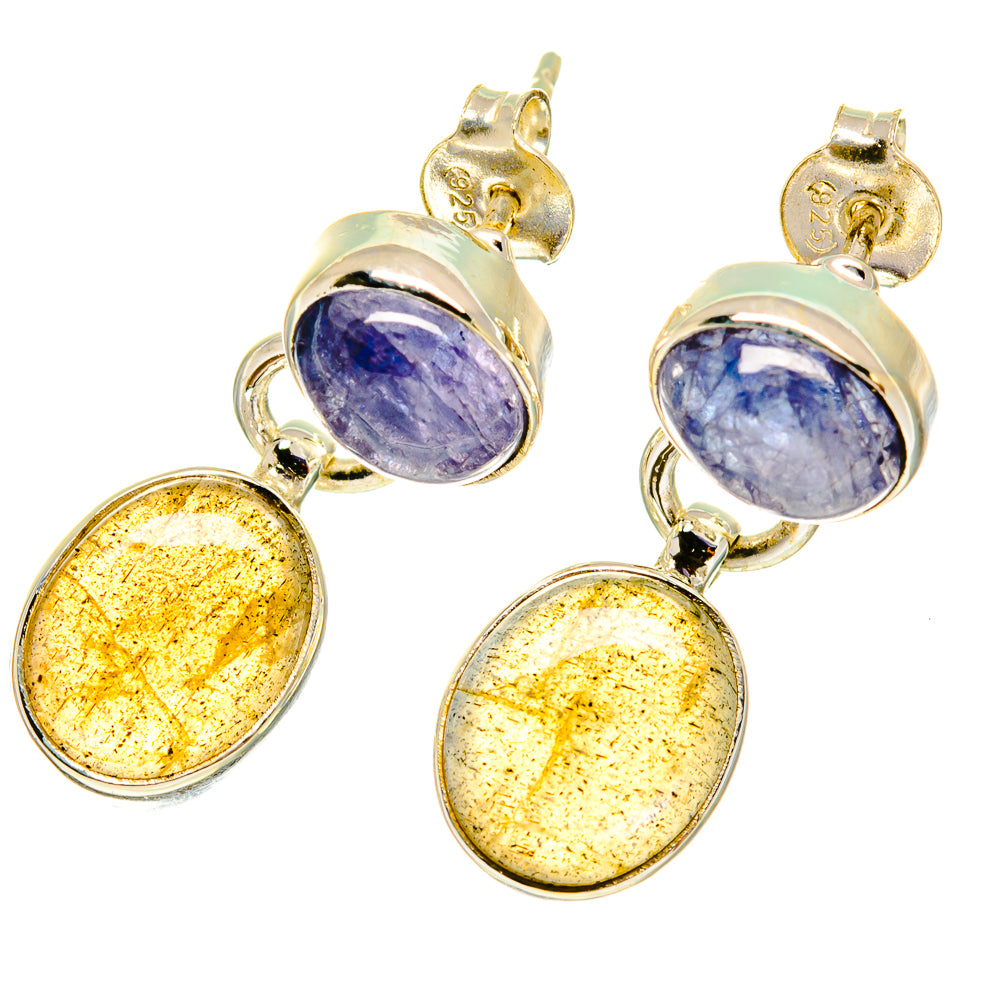 Labradorite Earrings handcrafted by Ana Silver Co - EARR417058