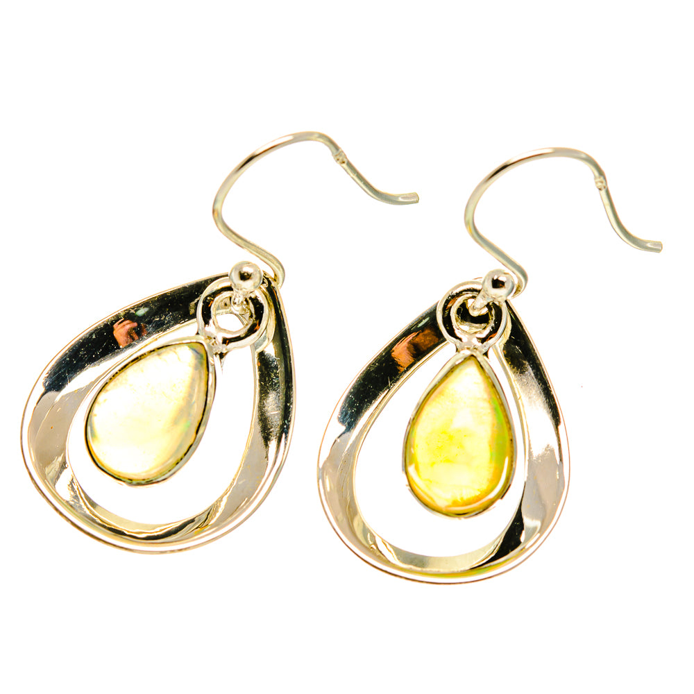 Ethiopian Opal Earrings handcrafted by Ana Silver Co - EARR417059